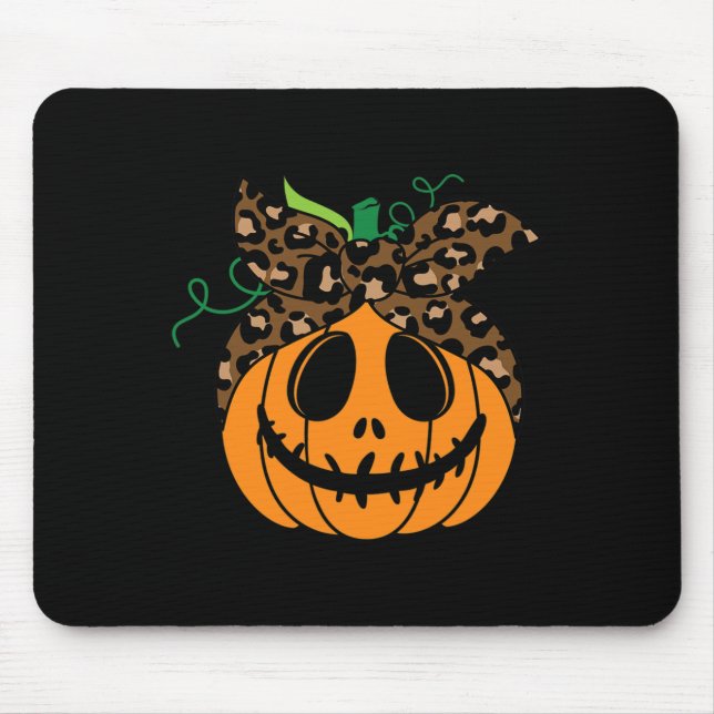 Halloween Fall Cute And Fun Pumpkin  Mouse Mat (Front)
