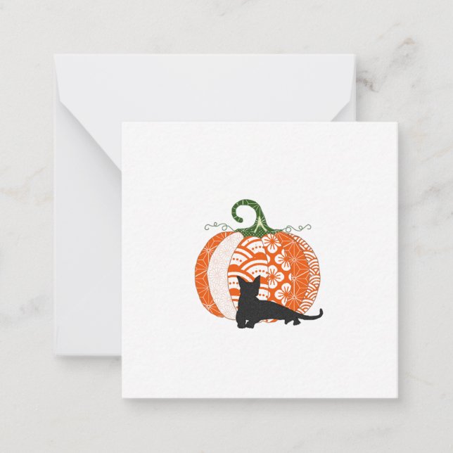 Halloween/Fall Flat Note Card (Front)