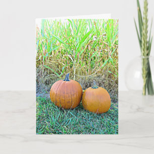 Halloween Fall Pumpkins Card