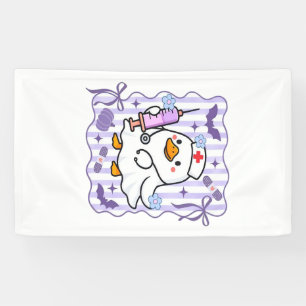 Halloween Fall Purple Coquette Goose Nurse Aesthet Banner