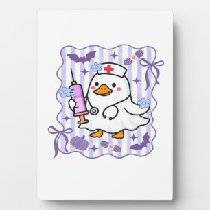 Halloween Fall Purple Coquette Goose Nurse Aesthet Plaque