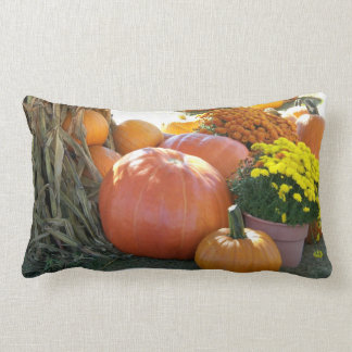 Halloween Fall Scene Lumbar Cushion