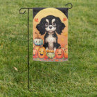 Halloween, Fall-Themed, Black and Tan Cavalier