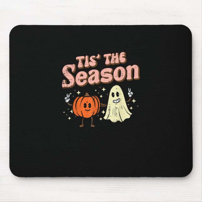 Halloween Fall Tis The Season Costume Women Girls  Mouse Mat (Front)