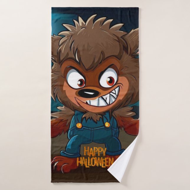 Halloween/Fall/Werewolf/Cartoon Bath Towel (Bath Towel)