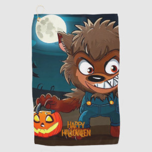 Halloween/Fall/Werewolf/Cartoon Golf Towel