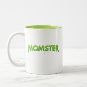 Halloween Family Couple Matching Funny Mum Momster Two-Tone Coffee Mug