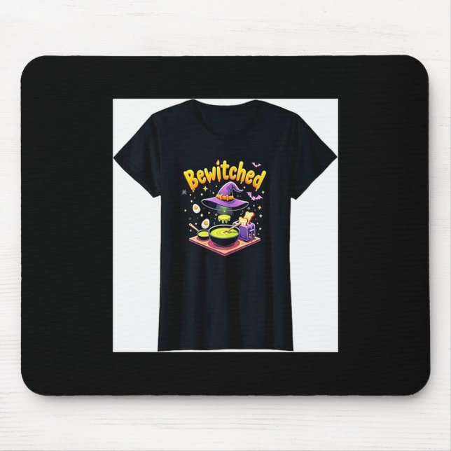 Halloween Family Home Bewitched Breakfast Maker  Mouse Mat (Front)
