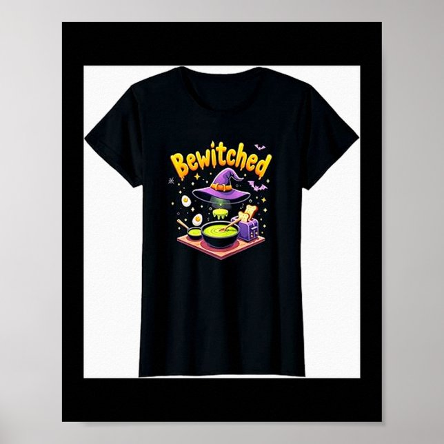 Halloween Family Home Bewitched Breakfast Maker  Poster (Front)