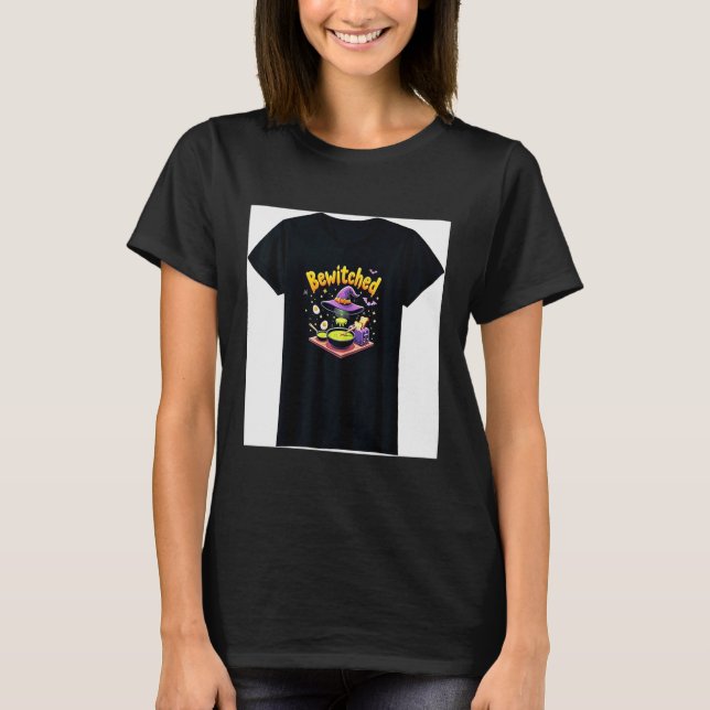 Halloween Family Home Bewitched Breakfast Maker  T-Shirt (Front)