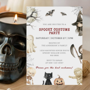 Halloween Fancy Costume Party Invitation
