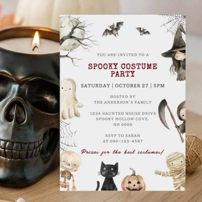Halloween Fancy Costume Party Invitation (Creator Uploaded)