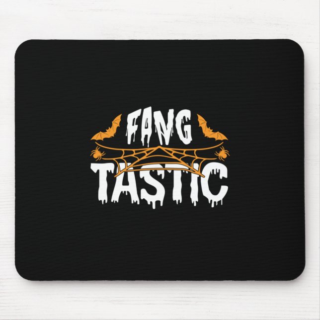 Halloween Fang Tastic Birthday Mouse Mat (Front)