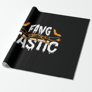 Halloween Fang Tastic Birthday Wrapping Paper