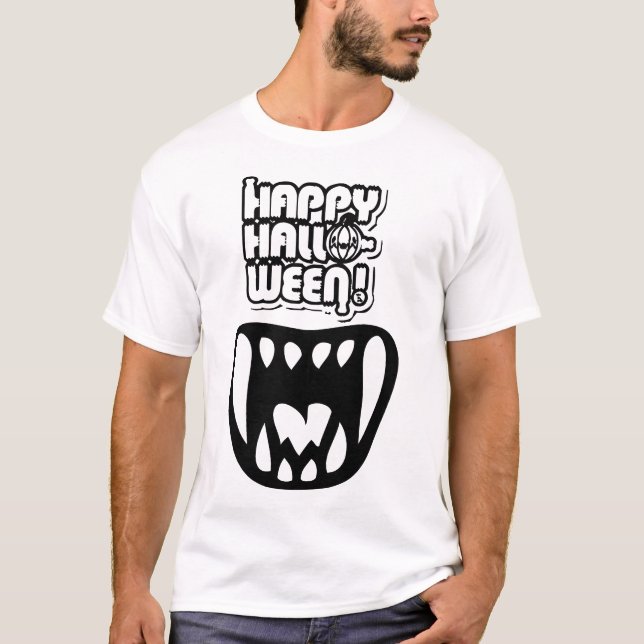 Halloween fangs T-Shirt (Front)