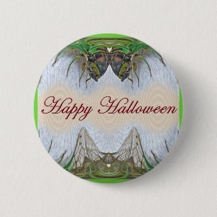 Halloween Fantasmagorical Cicada Items 6 Cm Round Badge