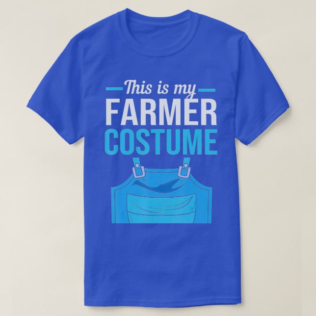 Halloween Farm This Is My Farmer Costume  T-Shirt (Design Front)