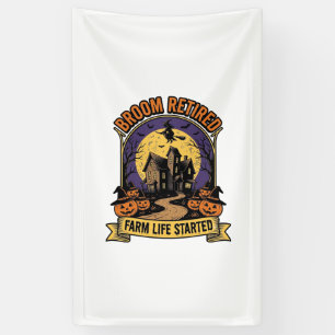 Halloween Farmer Shirt Spooky Haunted Farm Witch T Banner