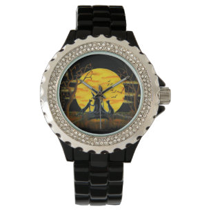 Halloween,fashion,watch,witch,black,cats,bats Watch