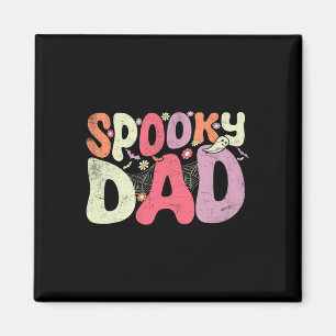 Halloween Father Family Matching Spooky Dad Hallow Magnet
