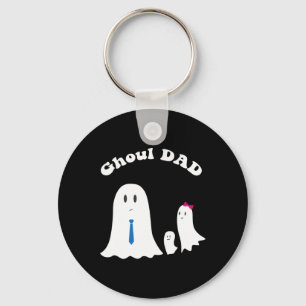 Halloween Father Ghoul Dad Halloween Funny Costume Key Ring