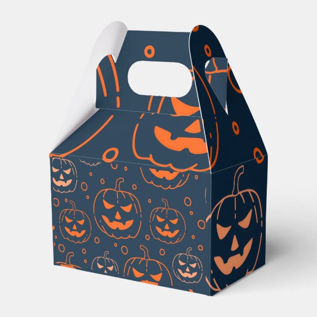 Halloween Favor Box – Spooky Party Treats (Front Side)