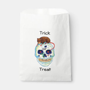 Halloween Favour Bags/Skull and Rat Bags