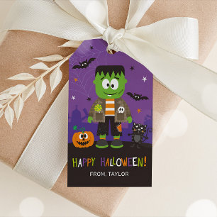 Halloween Favour Tag Frankenstein Birthday