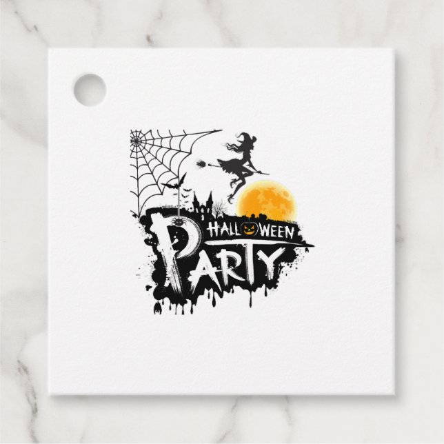 Halloween                      favour tags (Front)