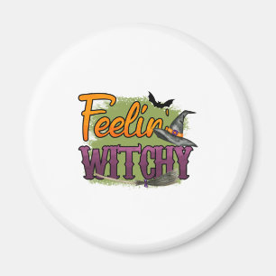 Halloween Feeling Witchy Birthday Magnet
