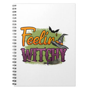 Halloween Feeling Witchy Birthday Notebook