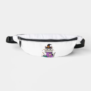 Halloween Feline Hero One Spooky Nurse Cat Bum Bags