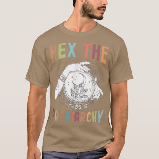 Halloween Feminist Witch Vibes Hex The Patriarchy  T-Shirt