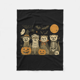 Halloween Ferret Costumes Ghost Witch Mummy Men Wo Fleece Blanket