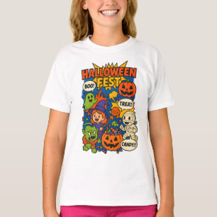 Halloween Fest Comic Retro Clothes Unisex Unique T-Shirt