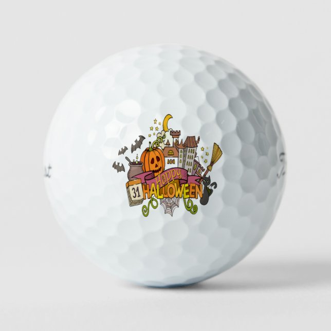 Halloween Festival Golf Balls (Front)
