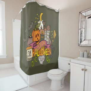 Halloween Festival Shower Curtain