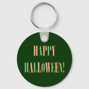 Halloween Festival Text Key Ring