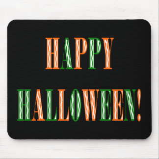 Halloween Festival Text Mouse Mat