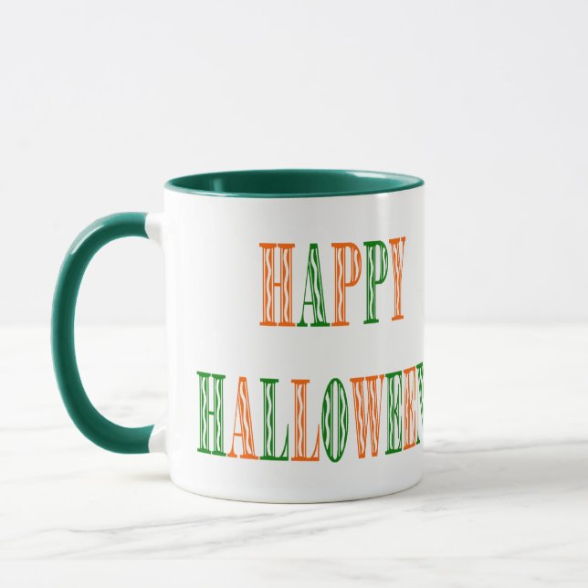 Halloween Festival Text Mug (Left)