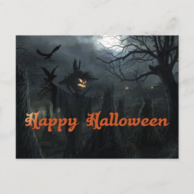 Halloween Field of Death Postcard (Front)