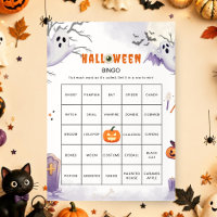 Halloween FilledBingo Game | Spooky Party Activity