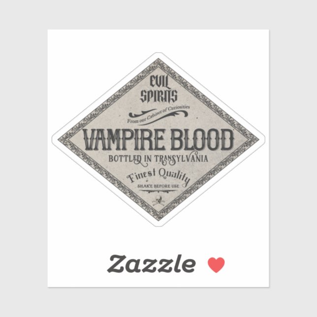 Halloween Finest Vampire Blood Magic Potion (Sheet)