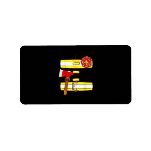 Halloween Firefighter Costume Fan Men Women Label