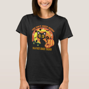 Halloween-First Grade Teacher-Spooky-Kindergarten T-Shirt