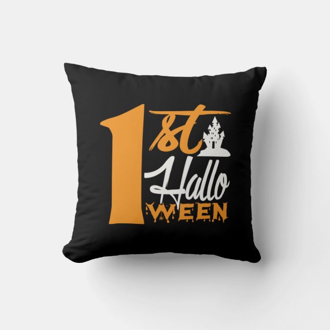 Halloween First Halloween Birthday Cushion (Front)