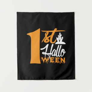 Halloween First Halloween Birthday Tapestry
