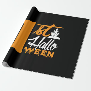 Halloween First Halloween Birthday Wrapping Paper