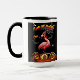 HALLOWEEN FLAMINGOWEEN  PIRATE MUG