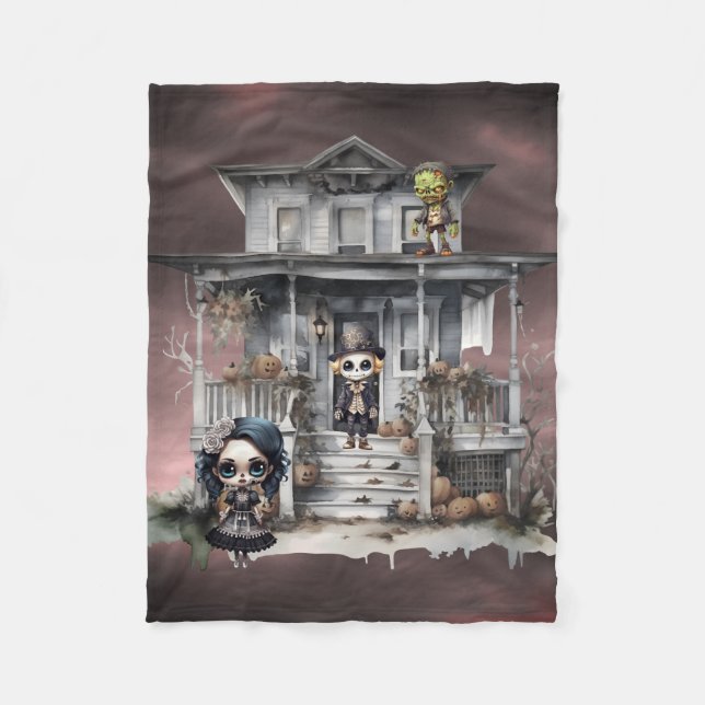 Halloween Fleece Blanket (Front)